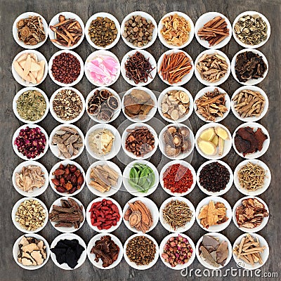 Traditional Chinese Medicine Stock Photo