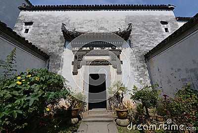 Traditional chinese residential building Stock Photo