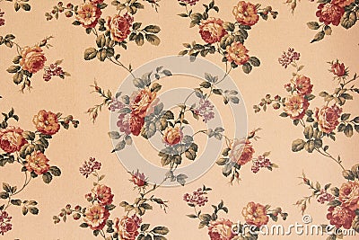 Traditional classic rose seamless pattern Stock Photo