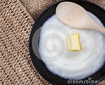 traditional corn maize breakfast porridge Stock Photo