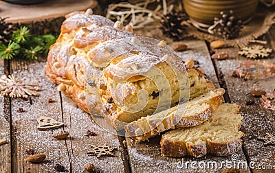 Traditional Czech Christmas cake Stock Photo