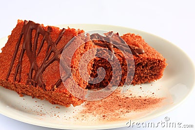 Traditional Czech sweet cake Stock Photo