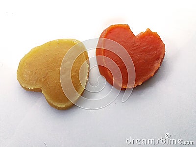 Traditional brazilian sweets with pumpkin and seet potatoes Stock Photo