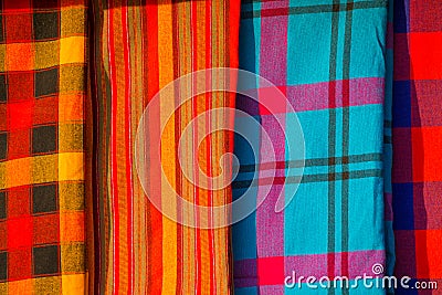 Traditional east african fabrics Stock Photo