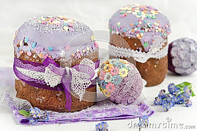 Traditional easter cake Stock Photo