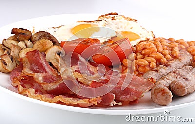 Traditional English breakfast Stock Photo