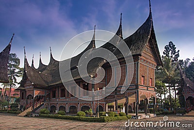 Minangkabau Ethnic House Stock Photo