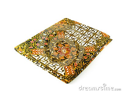 Traditional Ethnic Indonesia Batik Pattern from Java Javanese Stock Photo