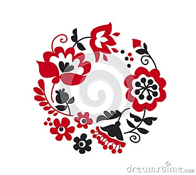 Traditional european ukrainian ornament. r Vector Illustration