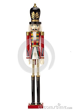 Traditional figurine christmas nutcracker Stock Photo