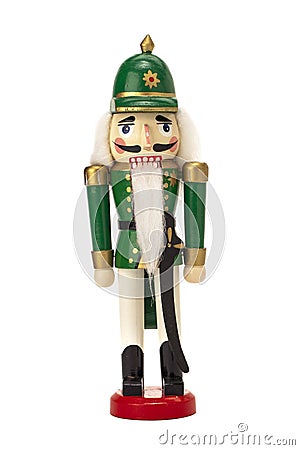 Traditional figurine christmas nutcracker Stock Photo