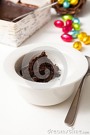 Traditional finnish Easter food, rye pudding Stock Photo