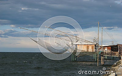 Traditional fishing house Editorial Stock Photo