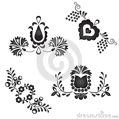 Traditional folk ornaments Vector Illustration