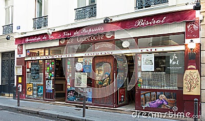 The traditional french bistrot Le Gavroche, Paris, France. Editorial Stock Photo