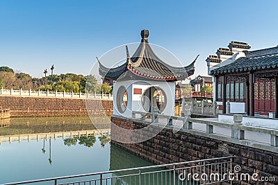 traditional garden in the Jiangnan style Stock Photo