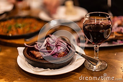 Traditional Georgian Food Stock Photo