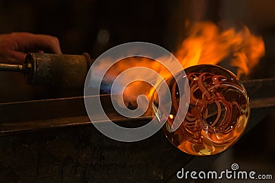 Glass Maker Stock Photo