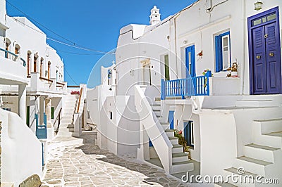 Traditional greek house on Sifnos island Stock Photo