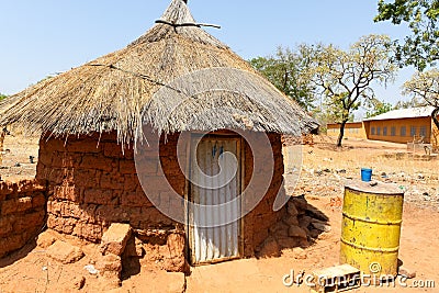 Traditional homes, Burkina Faso Stock Photo