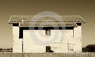 Traditional house, background, high constrast Stock Photo