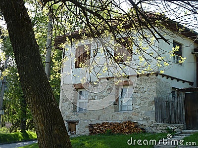 Traditional house in Koprivshtitsa, Bulgaria Stock Photo