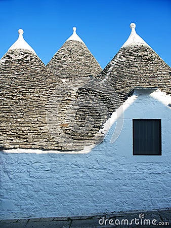 Traditional house in Puglia, Italy Stock Photo