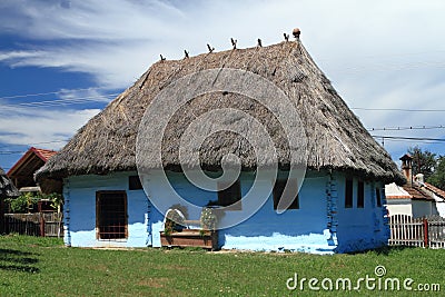 Traditional house in Romania Stock Photo