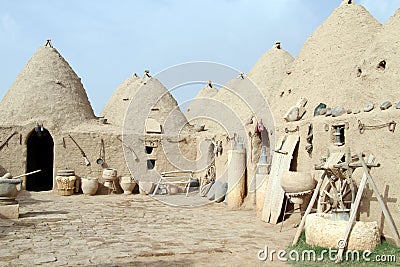 Houses in Harran Stock Photo