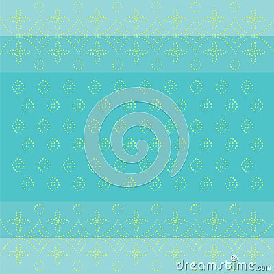 Indian Bandhani traditional pattern, wallpaper, card design, blue and yellow, dotted design. Vector Illustration