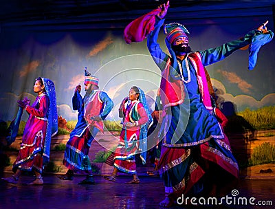 Traditional Indian Dance in Khajuraho, India Editorial Stock Photo