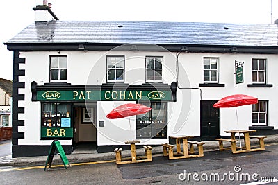 Traditional irish pub, Cong, Ireland Editorial Stock Photo