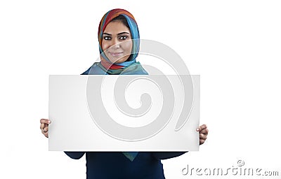 Traditional islamic executive in a business presen Stock Photo