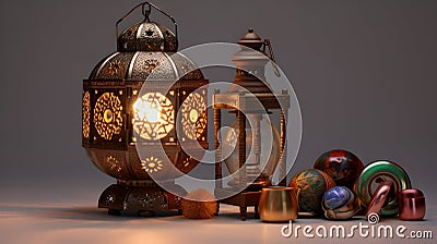 Traditional Islamic holiday, Eid al Adha, Ramadan ceremony Stock Photo