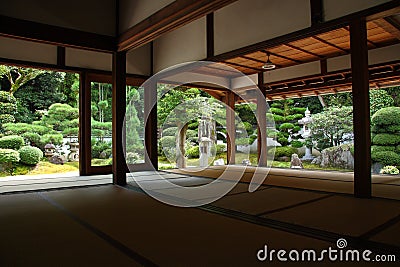 Traditional japanese interior Stock Photo