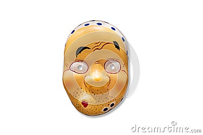 Traditional Japanese mask Kabuki Mask Stock Photo