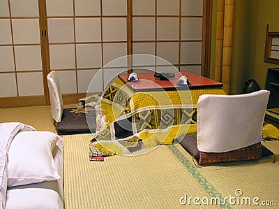 Traditional Japanese Room Stock Photo