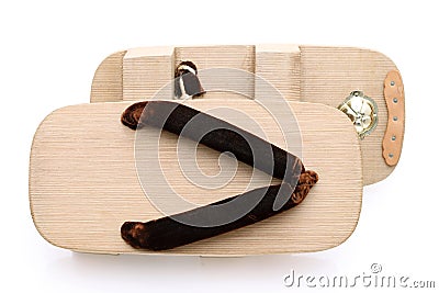 Traditional japanese sandals Zori Stock Photo