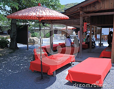 Traditional Japanese Kiosk restaurant Editorial Stock Photo