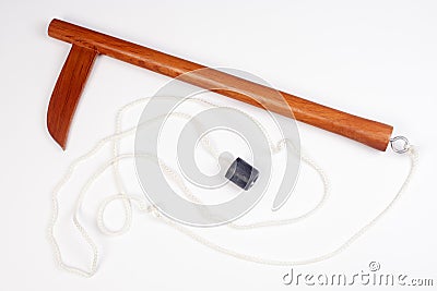 Traditional japanese weapon Stock Photo