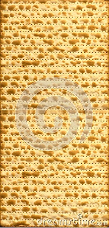 Traditional Jewish Matzo sheet Stock Photo