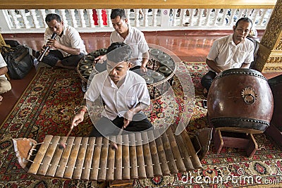 CAMBODIA SIEM REAP PREAH ANG CHORM SHRINE Editorial Stock Photo