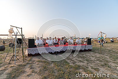 Traditional Lanna show during the Chiang Mai lantern festival Editorial Stock Photo