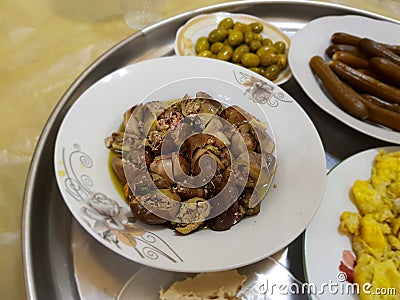 Traditional Levant breakfast Stock Photo
