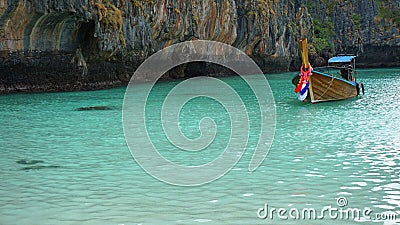 Traditional longtailboat in thailand Stock Photo