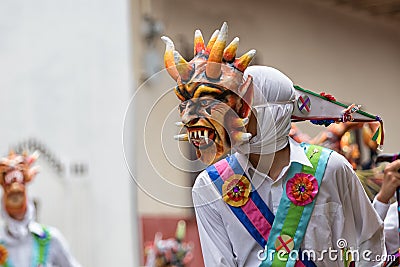 Traditional mask in Panama Editorial Stock Photo