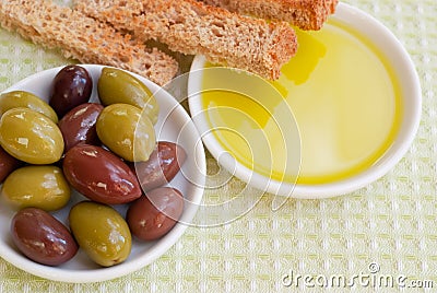 Traditional Mediterranean appetizer Stock Photo