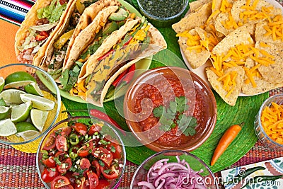 Traditional Mexican Food Stock Photo