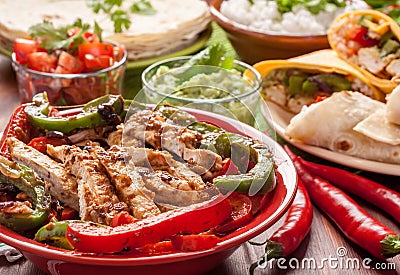 Traditional Mexican Food Ingredients Stock Photo
