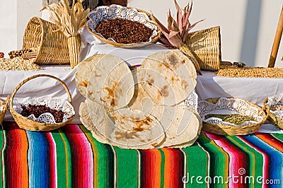 Traditional mexican foods Stock Photo